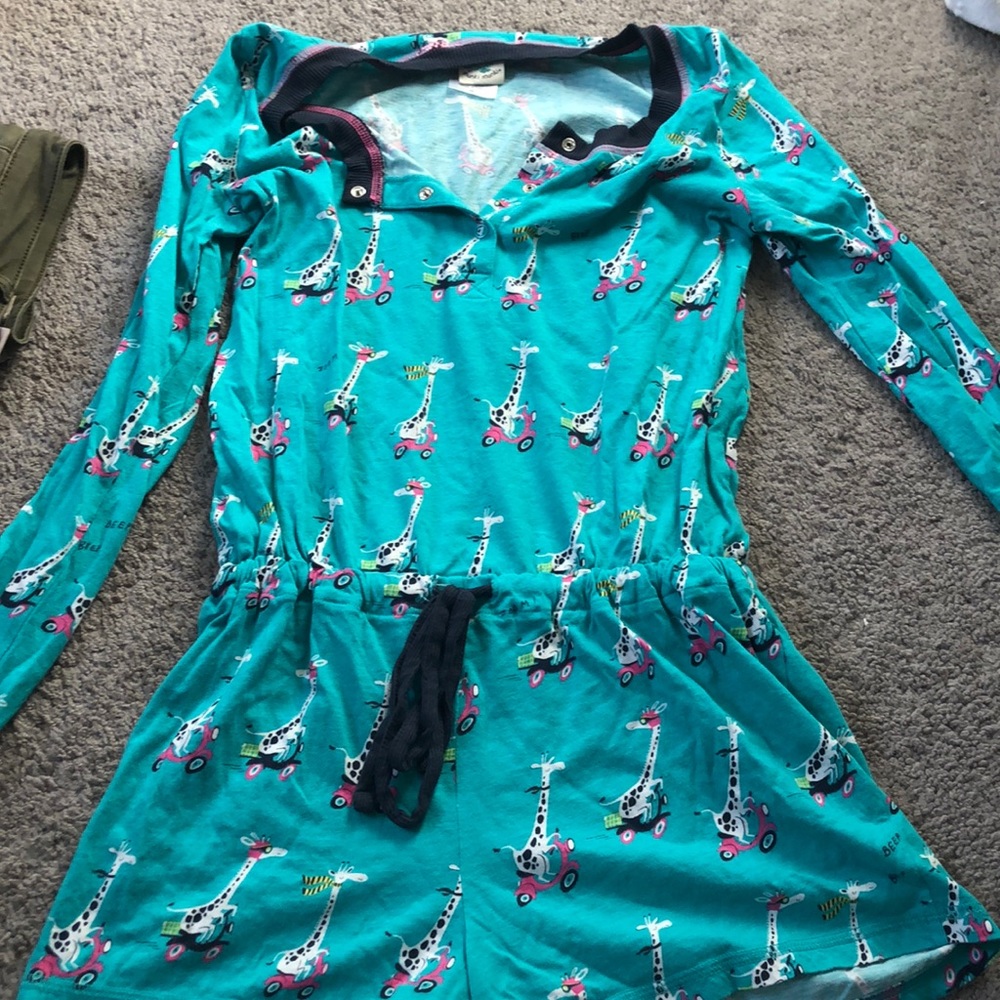 Adult pajama romper